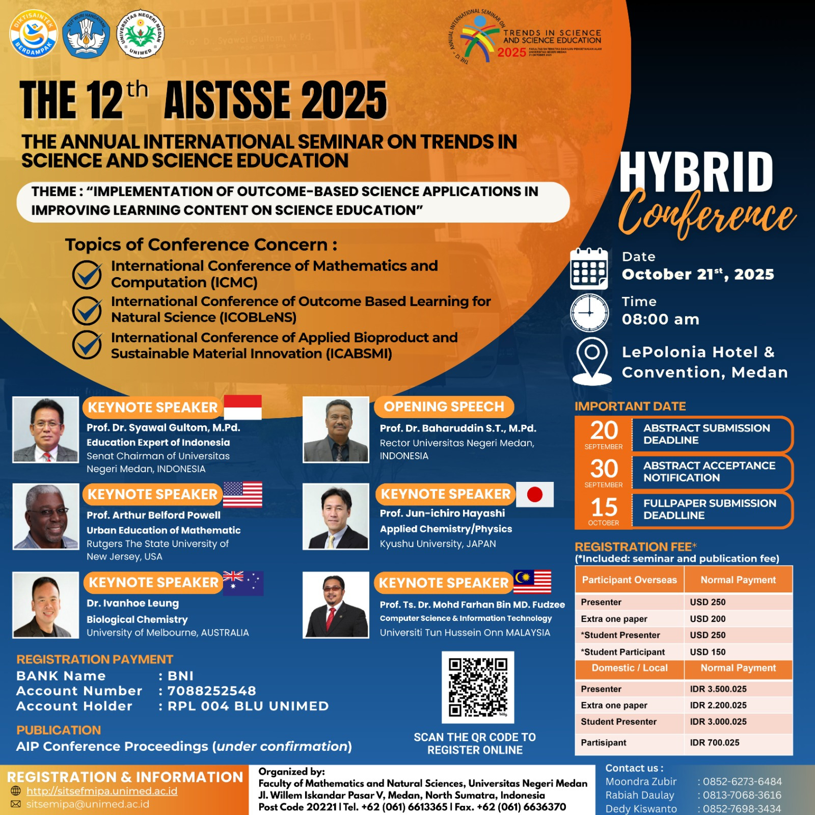 AISTSSE 2025 Flyer